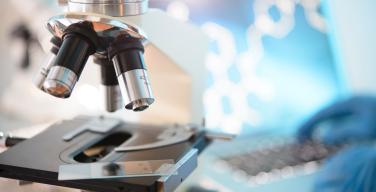 Microscoop onderzoek laboratorium
