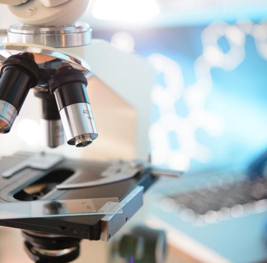 Microscoop onderzoek laboratorium